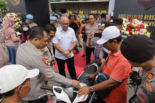 Polrestabes Surabaya Siap Kembalikan 1.050 Unit Hasil Ungkap Curanmor kepada Pemiliknya