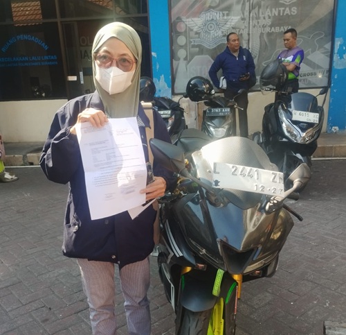157 Kendaraan Barang Bukti Lalu Lintas Dikembalikan Satlantas Polrestabes Surabaya