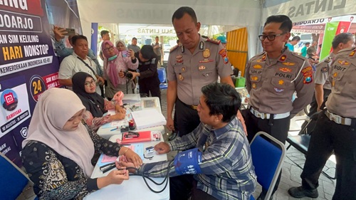 Sambut Hari Kemerdekaan RI ke - 81 Polresta Sidoarjo Hadirkan Layanan SIM Keliling 24 Jam Selama 17 Hari Non Stop