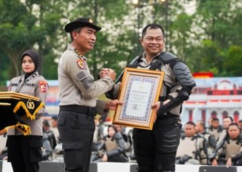 Responsif, Humanis dan Presisi membawa Pamapta Polrestabes Surabaya Berhasil Raih Juara 1 Video di Apel Kasatwil 2025 Cikeas Bogor